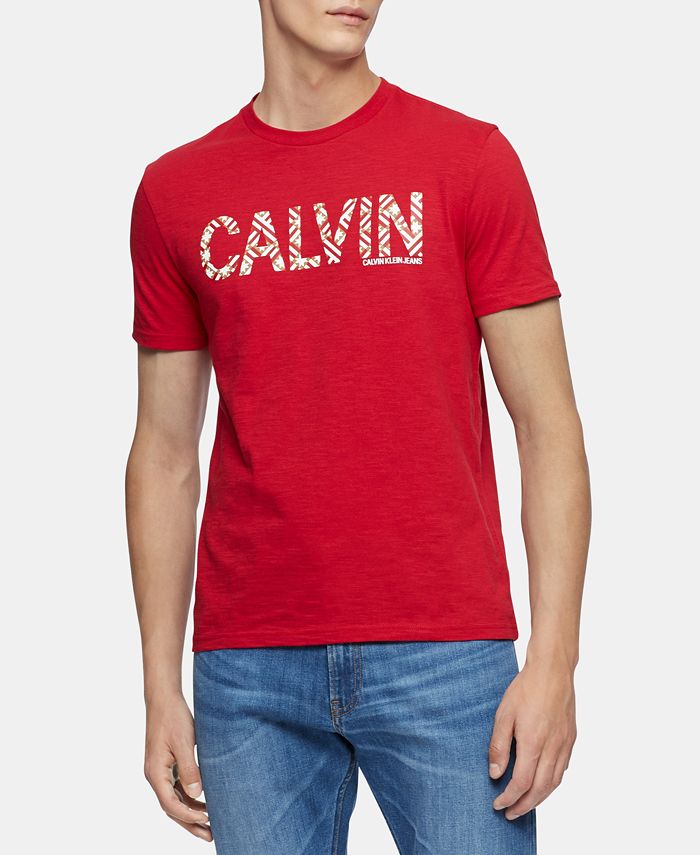 Calvin Klein Jeans Men's Logo Graphic T-Shirt - Macy's