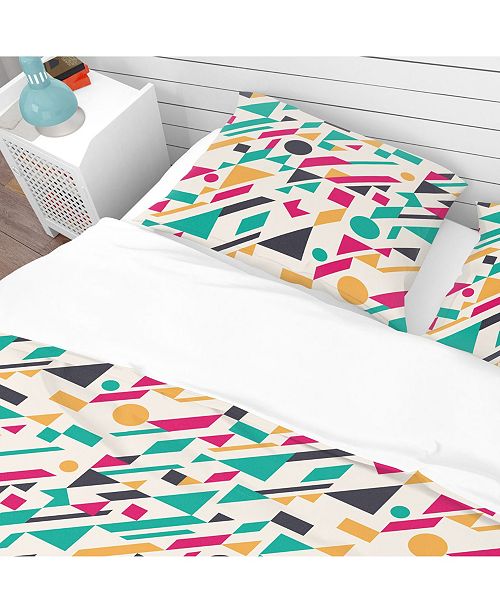 Design Art Designart Retro Abstract Geometric Pattern Vintage