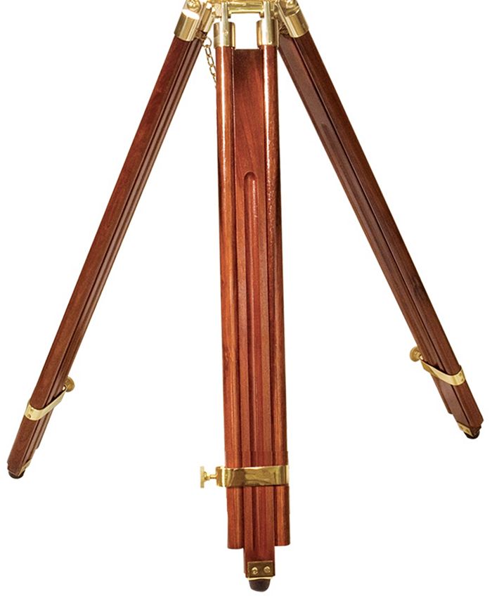 Barska 18x50mm Anchormaster Classic Brass Telescope with Mahogany Floor