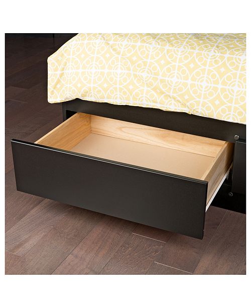 Prepac Full Mate S Platform Storage Bed With 6 Drawers Reviews Furniture Macy S