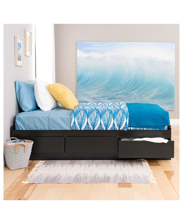 Prepac Twin Xl Mate's Platform Storage Bed with 3 Drawers Macy's