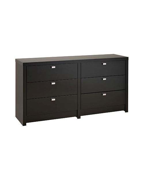 Prepac Series 9 Designer 6 Drawer Dresser Reviews Furniture