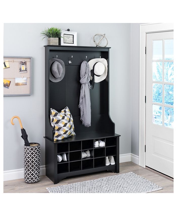 Prepac Hall Tree with Shoe Storage Macy's