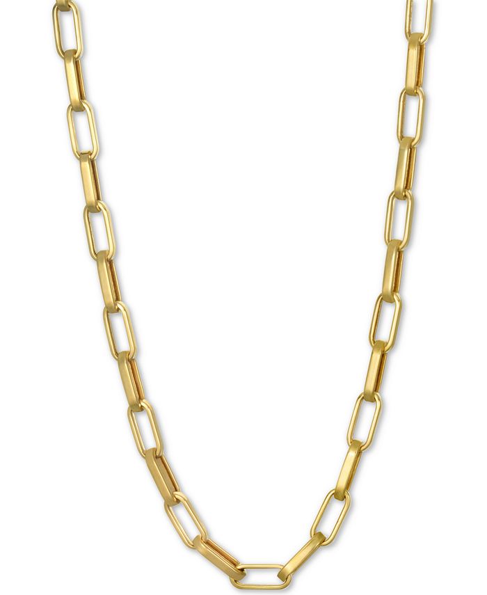 14k Yellow Gold 18 Paperclip Chains