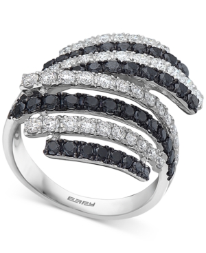 image of Effy Diamond Stripe Statement Ring (2-1/4 ct. t.w.) in 14k White Gold