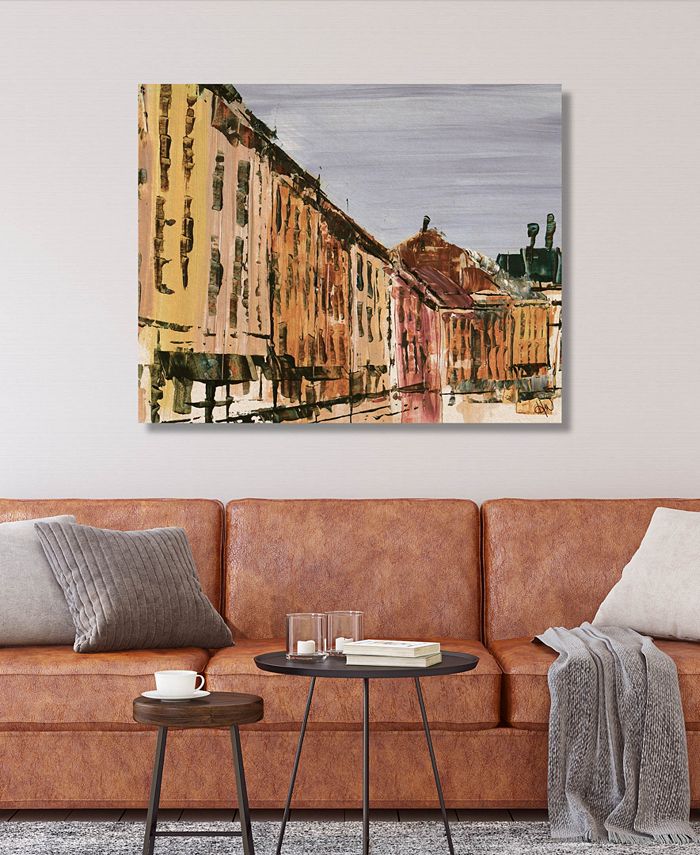Creative Gallery of Montreal Abstract Cityscape Portrait Metal Wall Art ...