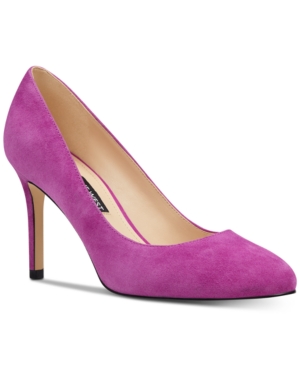 image of Nine West Dylan Round-Toe Pumps Women-s Shoes