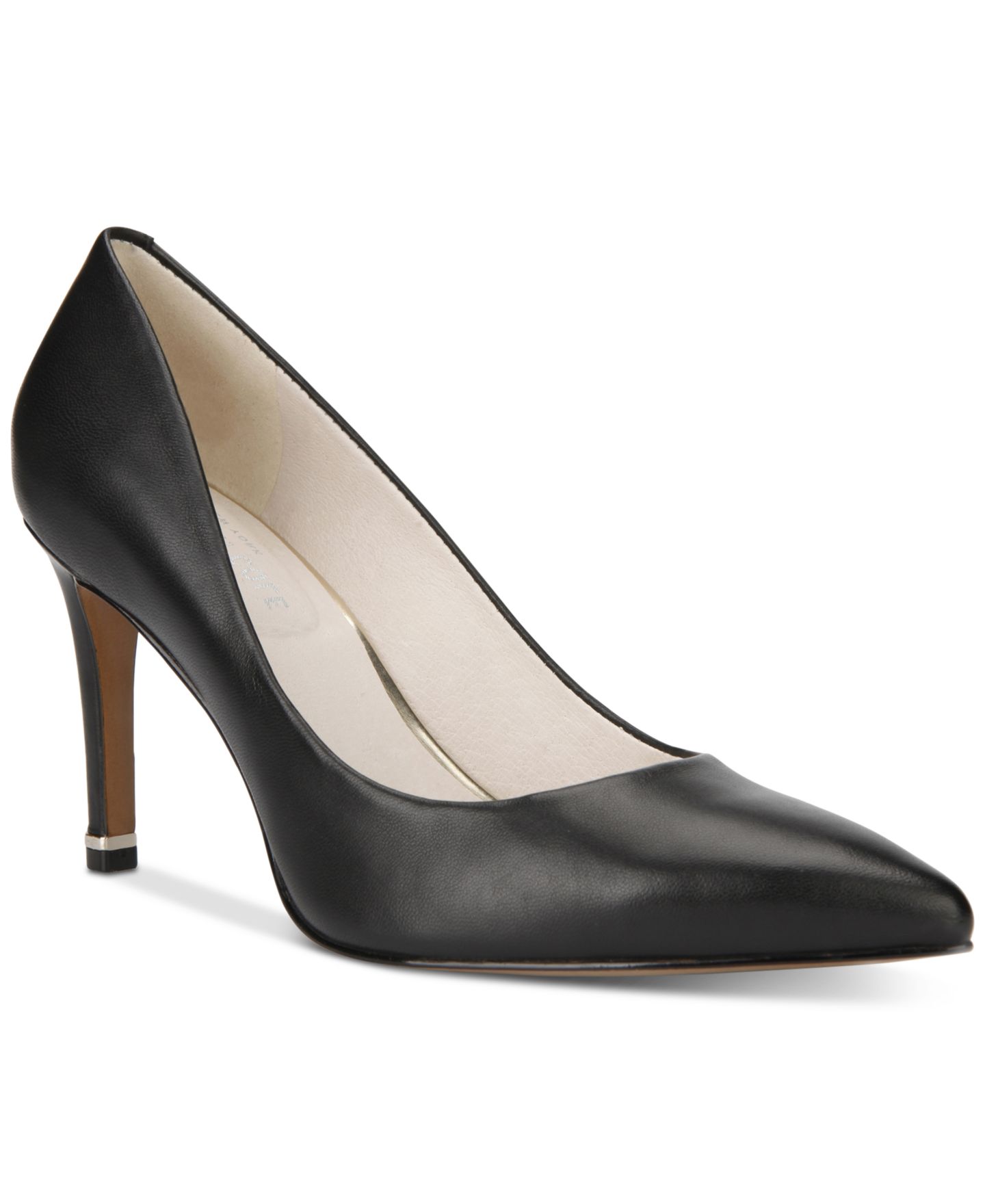 Женские туфли Kenneth Cole New York Riley 85 Pumps, цвет: Чёрный кожаный — фото 1