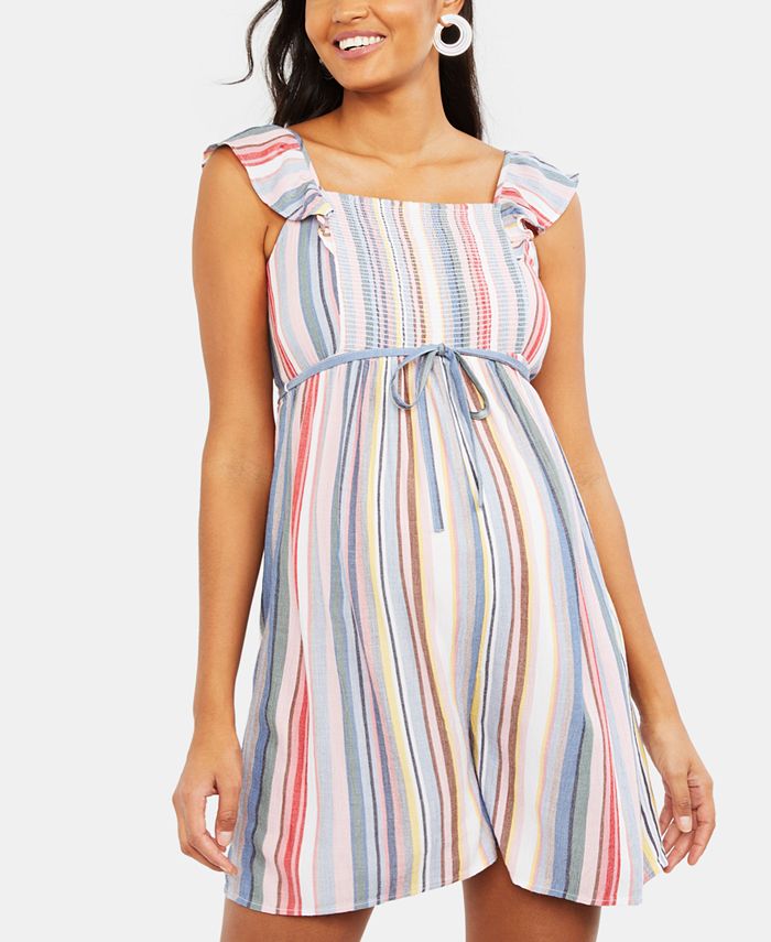 Motherhood Maternity Ruffled Romper Macy's