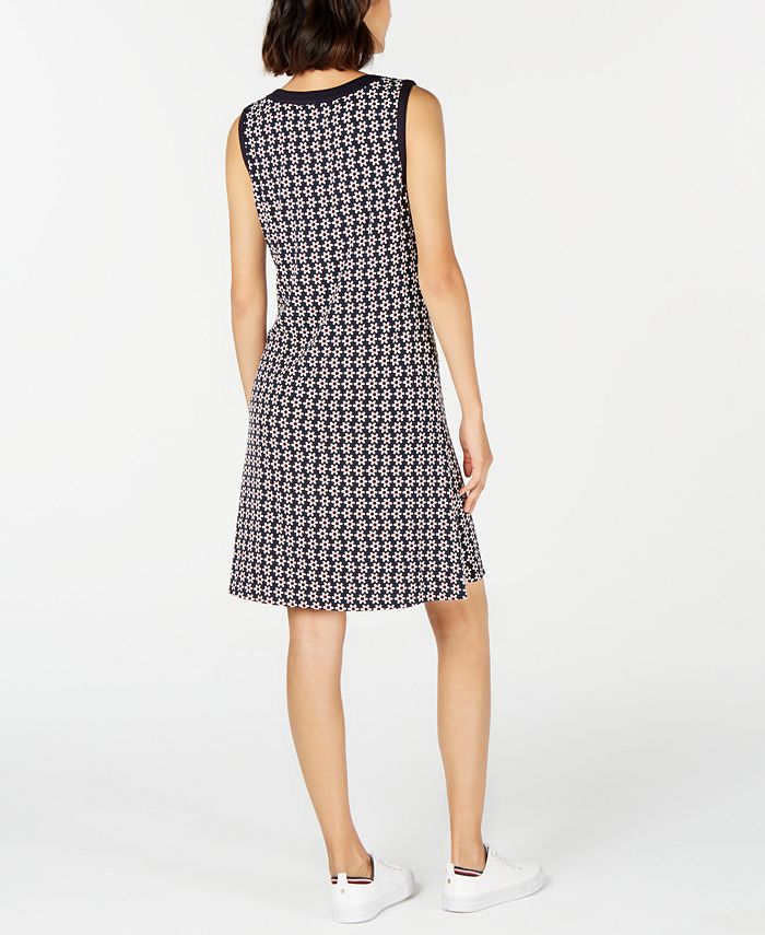 Tommy Hilfiger Printed Sleeveless Dress, Created for Macy's - Macy's