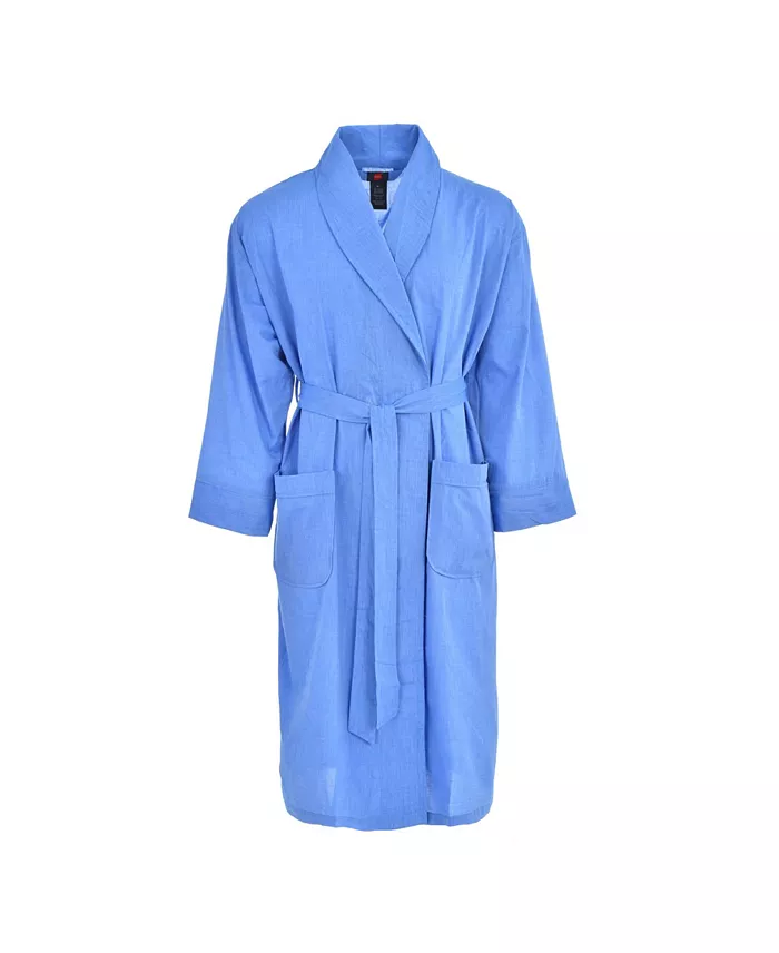Men's Big and Tall Woven Shawl Robe
