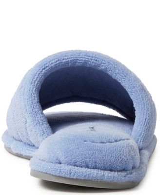 Dearfoams Women's Microfiber Terry Slide Slipper, Online Only
