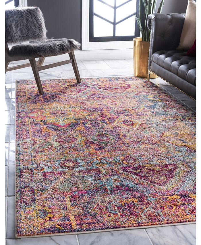 Bayshore Home Newhedge Nhg7 Multi 8' x 10' Area Rug Macy's