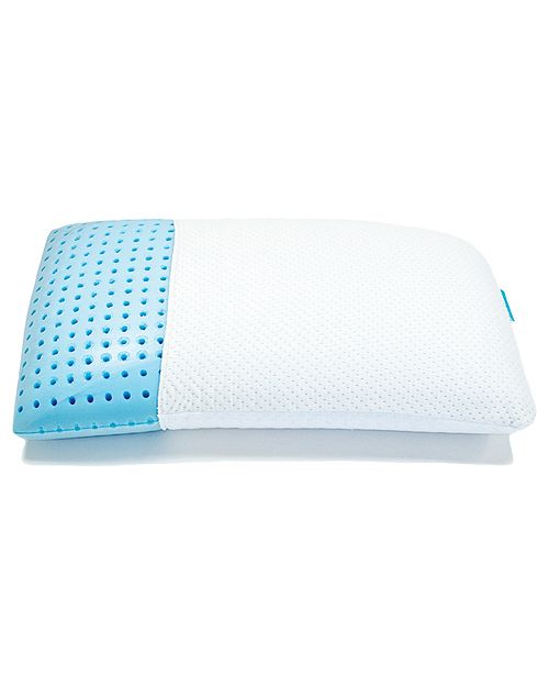 Blu Sleep Ice Gel Queen Low Profile Pillow Reviews Pillows
