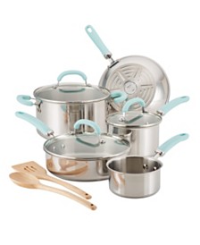Create Delicious Stainless Steel 10-Pc. Cookware Set