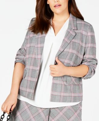 macy's womens plus size jackets