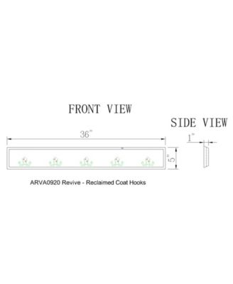 Revive Wall Coat Hook with Bench Set