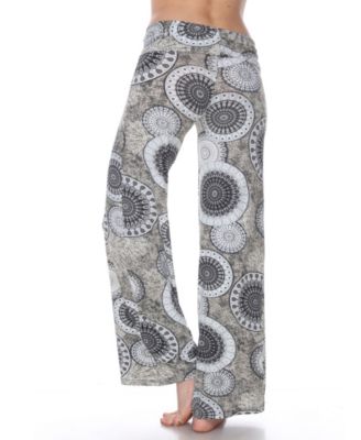 Circle Print Palazzo Pants
