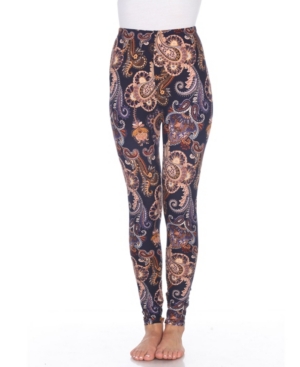 White Mark Women's One Size Fits Most Printed Leggings