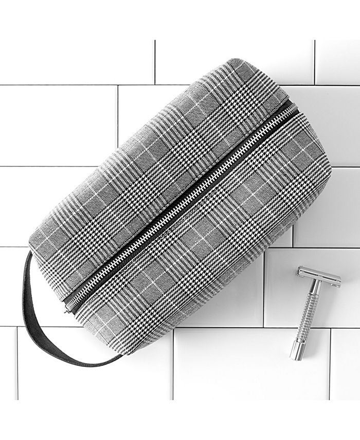 Cathy's Concepts Personalized Glen Plaid Dopp Kit Macy's
