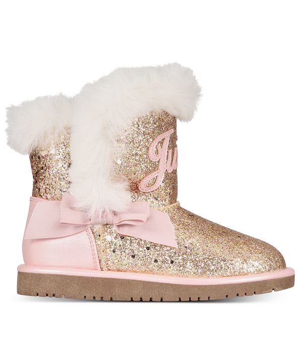 Juicy Couture Toddler Girls Glitter Cozy Boots & Reviews - Girls' Shoes ...