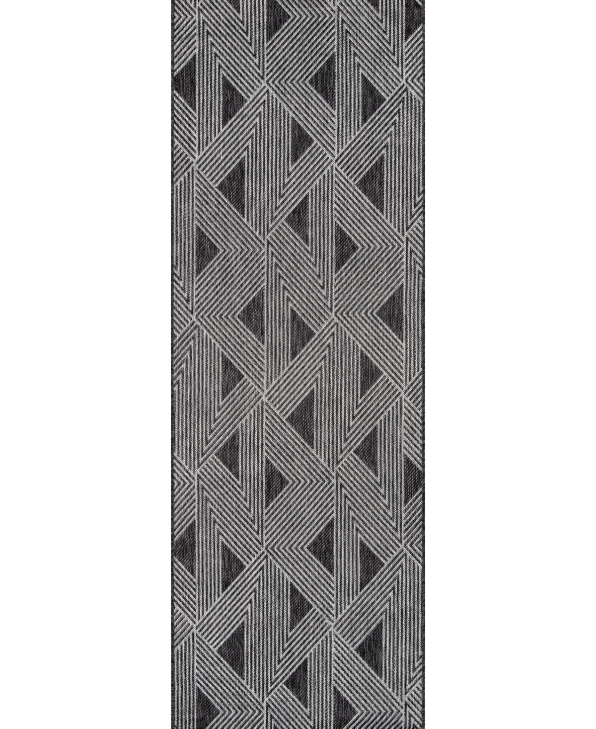 Novogratz Villa Vi-06 Charcoal 3'3" x 5' Outdoor Area Rug