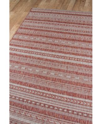 Novogratz Villa Vi-04 Copper 2'7" x 7'6" Runner Outdoor Area Rug