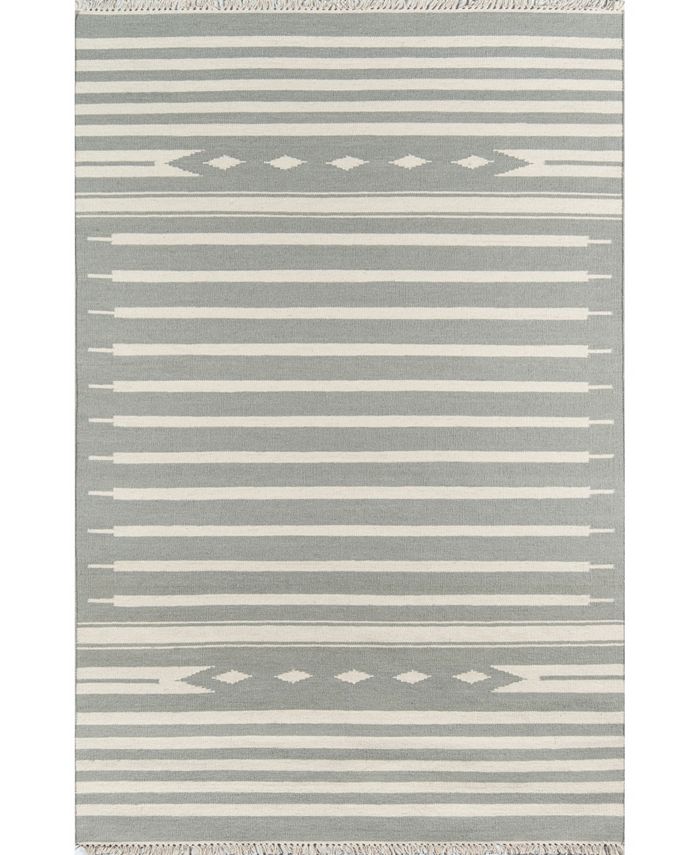 Erin Gates Thompson Tho1 Billings Gray 2'3" x 8' Runner Area Rug Macy's