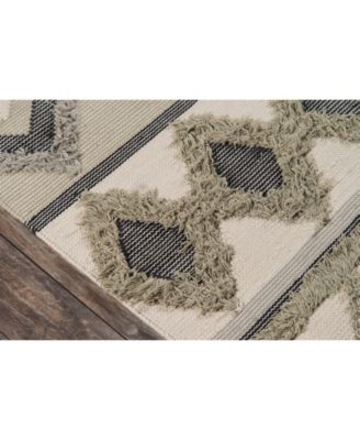 Novogratz Indio Ind-4 Sage 2'3" x 7'10" Runner Area Rug