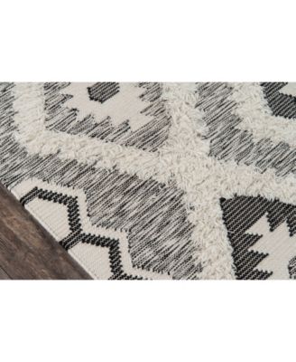 Novogratz Indio Ind-5 Black 7'6" x 9'6" Area Rug