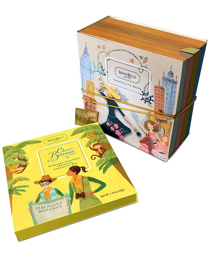 MarieBelle New York Chocolate Bar Library Gift Box Macy's