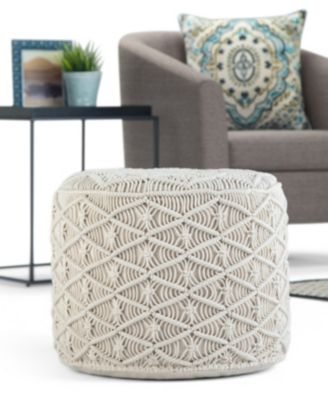 Coates Round Pouf