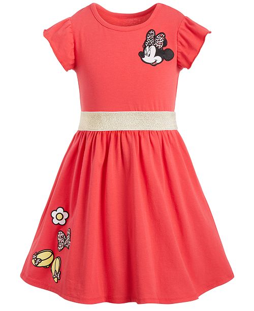 Disney Little Girls Minnie Mouse Patches Dress Reviews All Girls