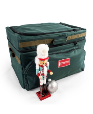 Treekeeper Top Pocket Ornament Storage Bag In Green