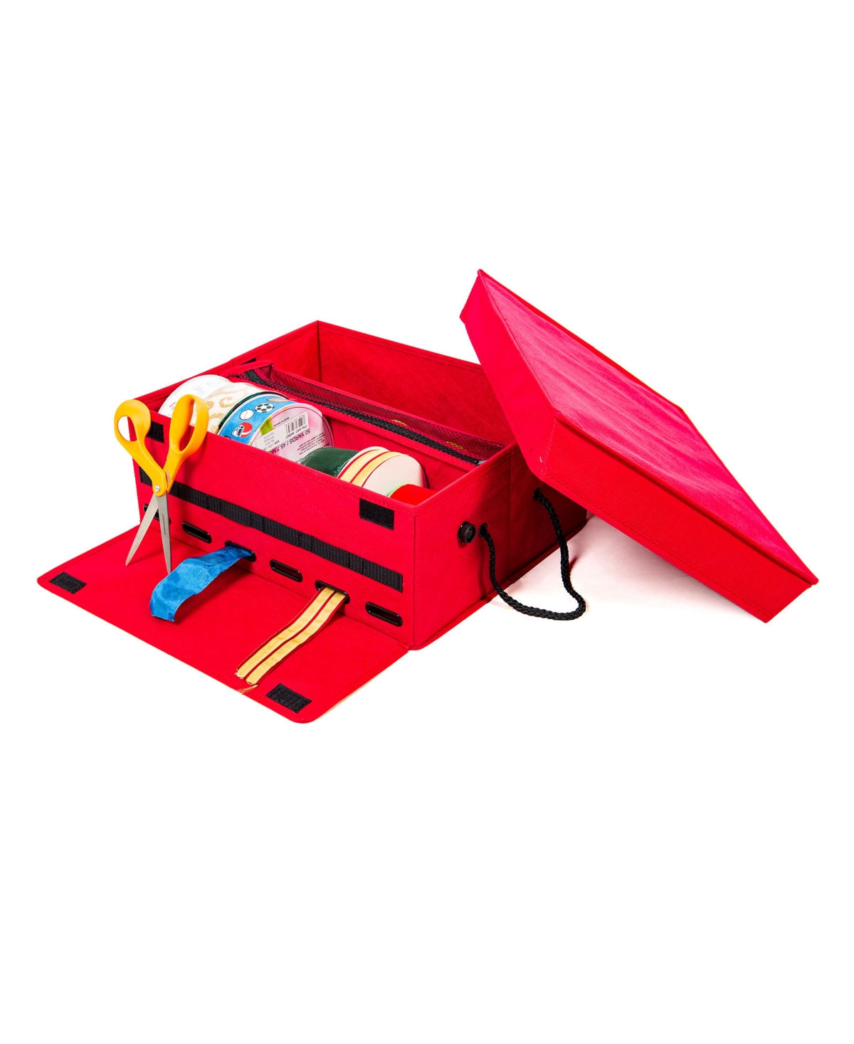 Ribbon Storage Box and Dispenser - Red
