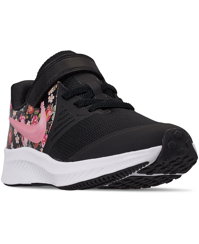 Nike Girls' Star Runner 2 Vintage Floral Casual Athletic Sneakers Finish Line - Macy's
