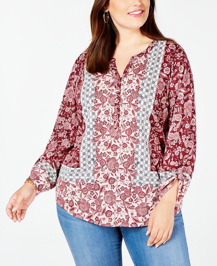 style and co plus size capris