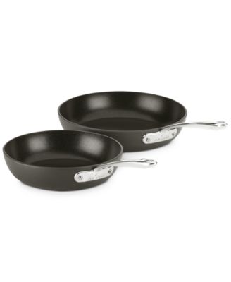 Essentials Hard Anodized Nonstick Cookware Set, 2-piece Fry Pan Set