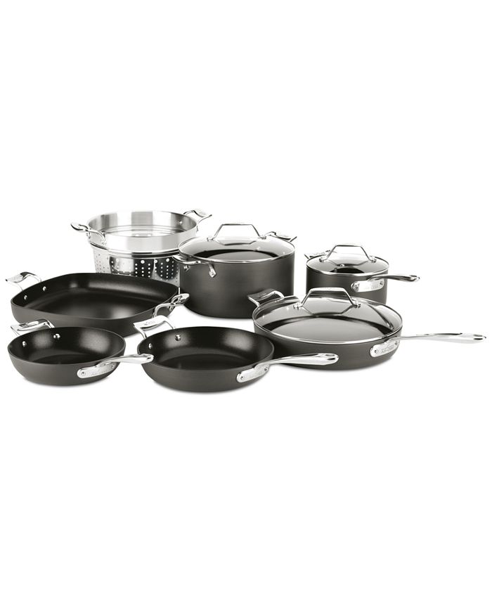 AllClad Essentials Nonstick Cookware Set, 10 Piece & Reviews