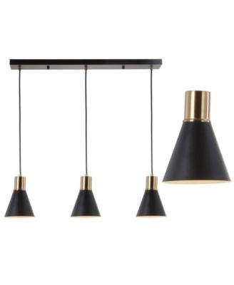 Apollo 33.5" 3-Light Adjustable Modern Metal LED Pendant