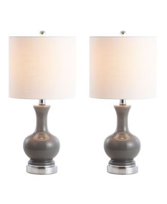 Cox 22" Metal/Glass LED Table Lamp - Set of 2
