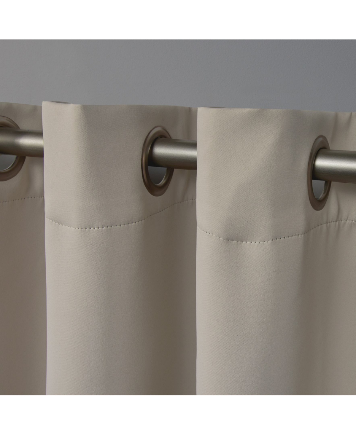 Exclusive Home Sateen Twill Woven Blackout Grommet Top Curtain Panel Pair, 52