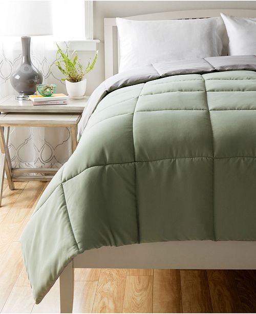 Cheer Collection Down Alternative King Reversible Comforter & Reviews - Comforters: Fashion ...