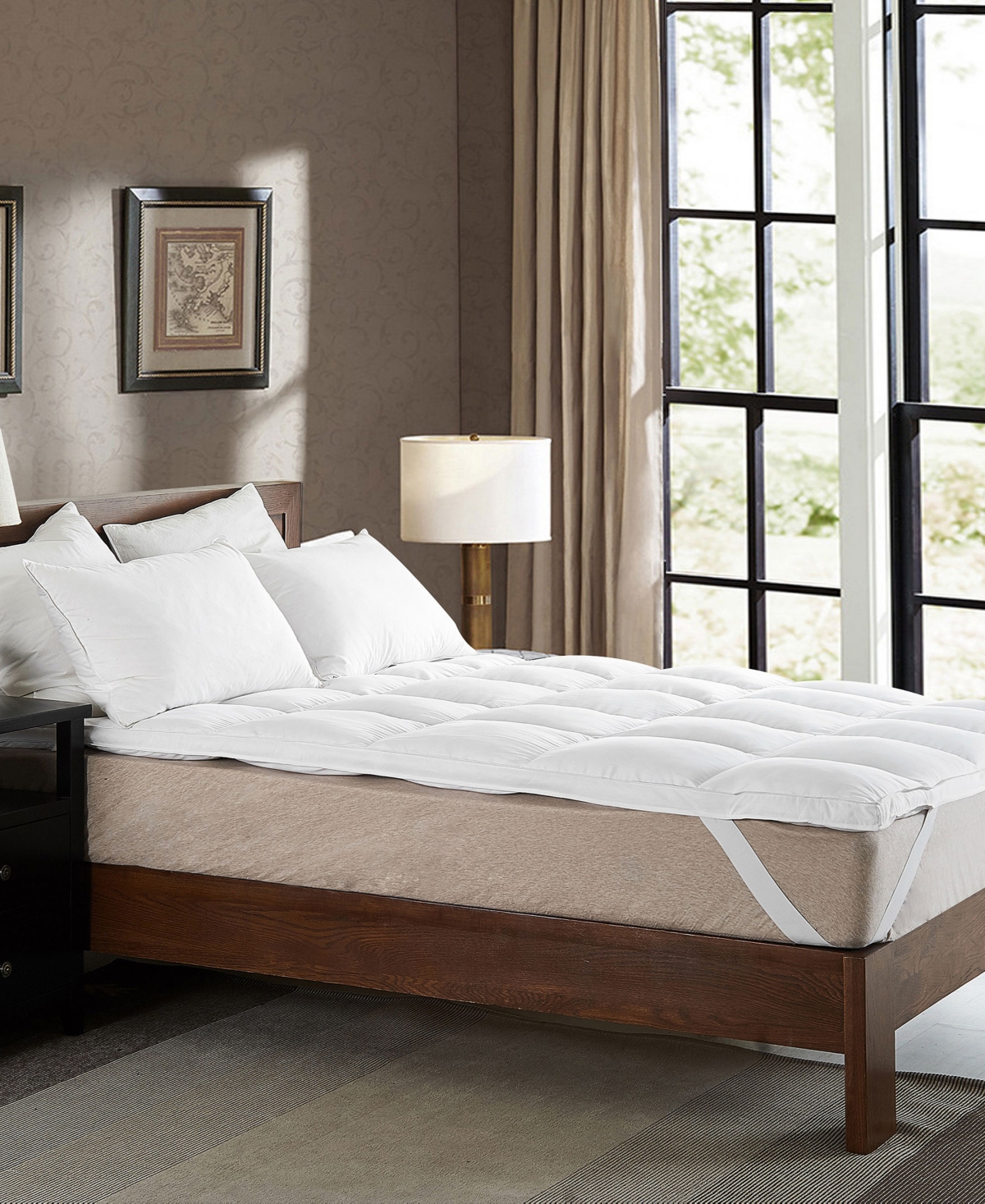 Cheer Collection Hypoallergenic Luxury Mattress Topper