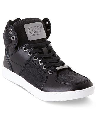 GUESS Trippy High Top Sneakers - All Men&#39;s Shoes - Men - Macy&#39;s
