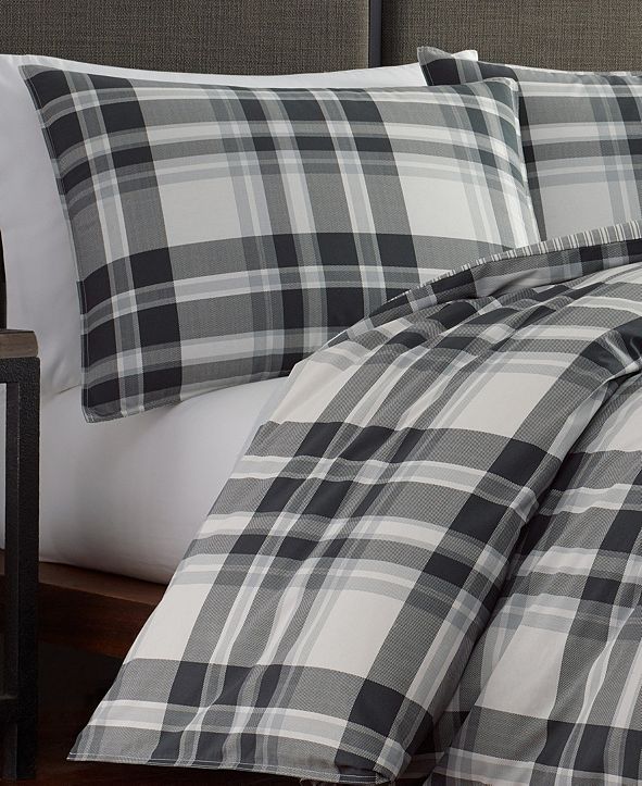 Eddie Bauer Coal Creek Plaid Quilt Set, Twin & Reviews Comforters