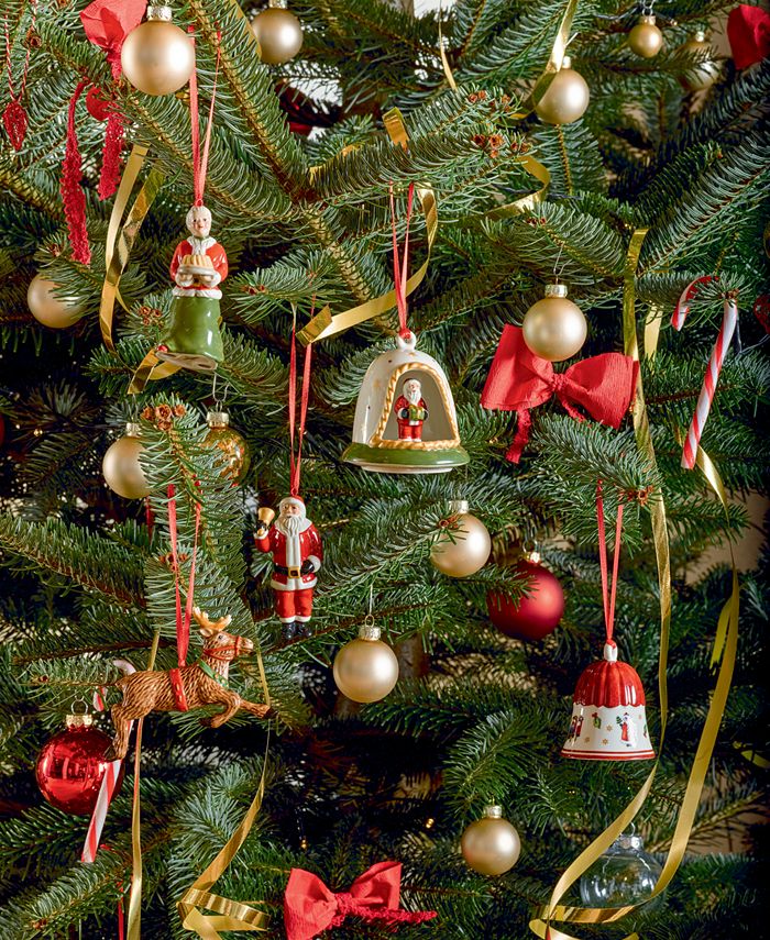 Villeroy & Boch Nostalgic Santa Claus Ornaments, Set of 3 Macy's