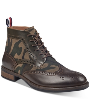 UPC 194009420720 product image for Tommy Hilfiger Ruzman Camo Boots Men's Shoes | upcitemdb.com