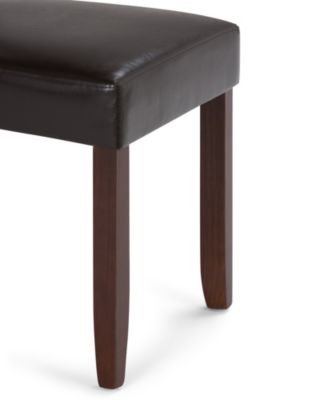 Avery Faux Leather Parson Chairs, Quick Ship (Set of 2)