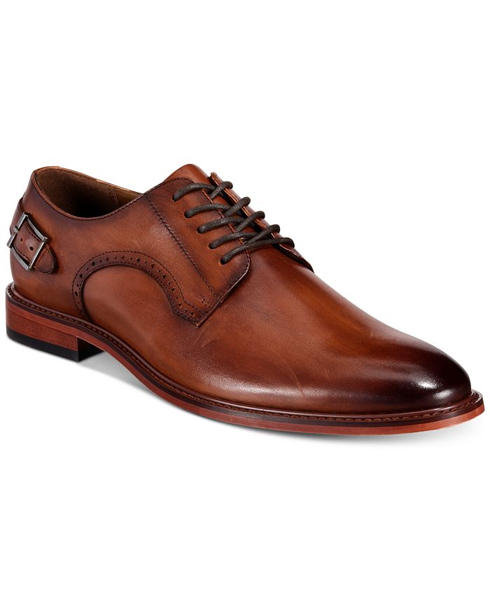 Bar III Sean Leather Lace-Up Oxfords, Created for Macy's - Macy's